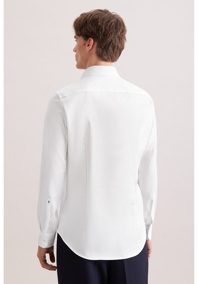 Shaped Chemise d'affaires Structure dans Blanc | Boutique en ligne Seidensticker