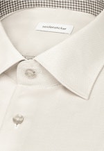 Shaped Business Hemd Struktur in Beige |  Seidensticker Onlineshop