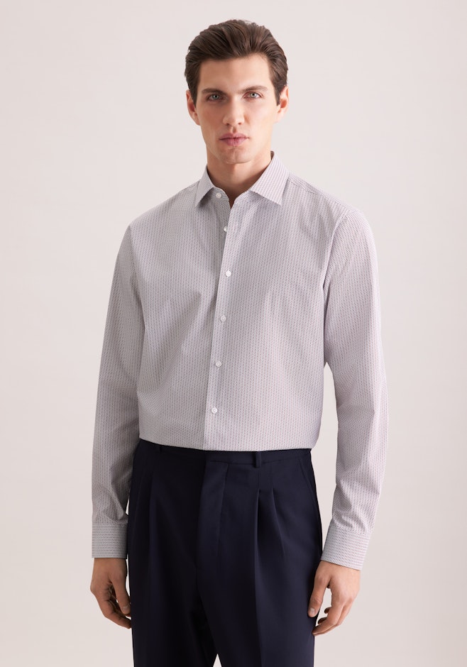 Shaped Chemise d'affaires Imprimé dans Rouge | Boutique en ligne Seidensticker