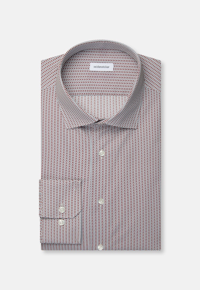 Shaped Business shirt Print in Rot | Seidensticker online shop