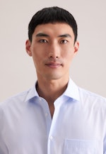 Regular Business Hemd Streifen in Hellblau |  Seidensticker Onlineshop