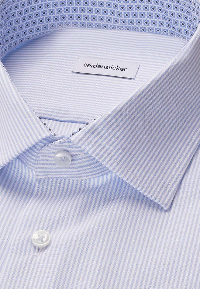Regular Chemise d'affaires rayures dans Bleu Clair | Boutique en ligne Seidensticker