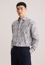 Regular Business Hemd Druck in Grün |  Seidensticker Onlineshop