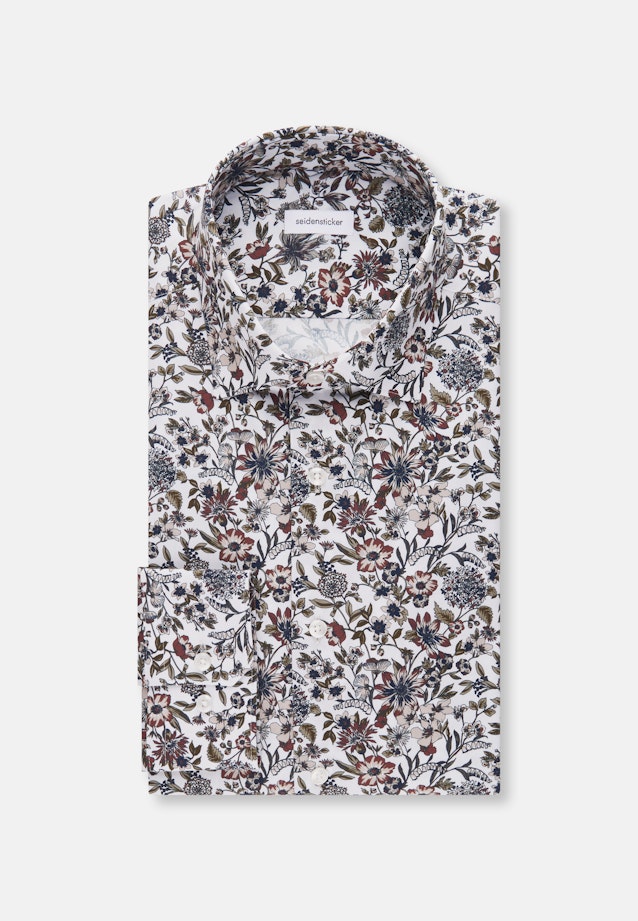 Regular Business Hemd Druck in Grün |  Seidensticker Onlineshop