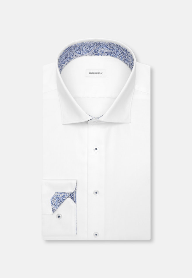 Shaped Business Hemd Uni in Weiß | Seidensticker Onlineshop