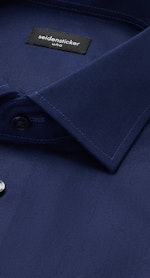 Regular Business Hemd Uni in Dunkelblau |  Seidensticker Onlineshop