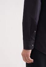 Regular Business Hemd Uni in Schwarz |  Seidensticker Onlineshop