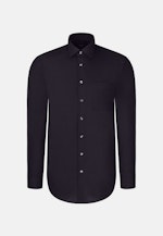 Regular Business Hemd Uni in Schwarz |  Seidensticker Onlineshop