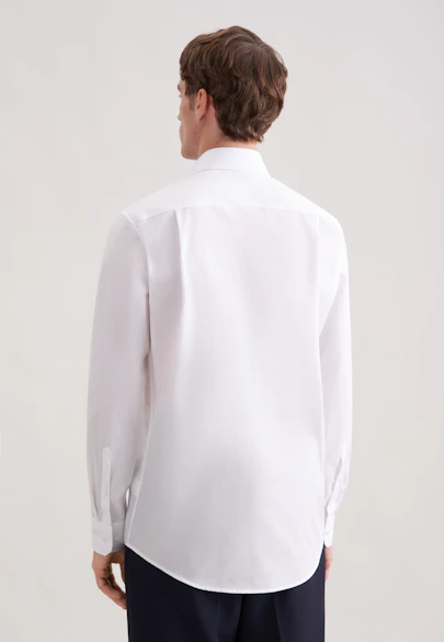 Regular Business Hemd Uni in Weiß |  Seidensticker Onlineshop