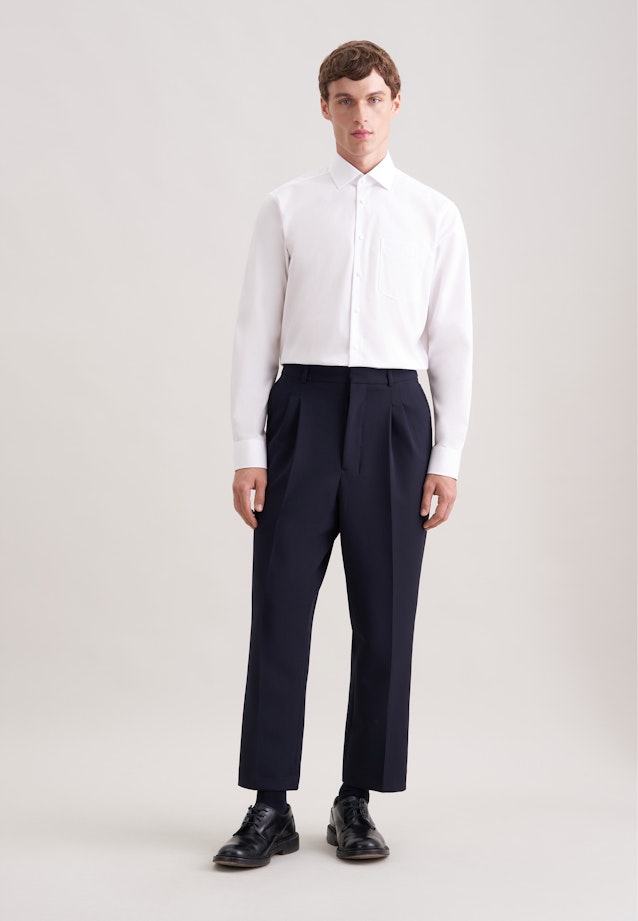 Regular Business Hemd Uni in Weiß |  Seidensticker Onlineshop