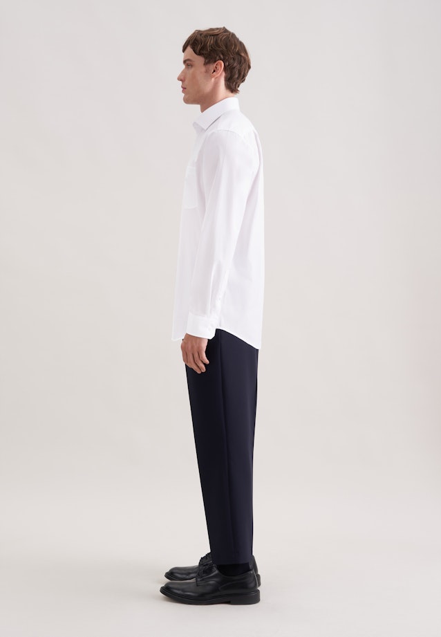 Regular Business Hemd Uni in Weiß |  Seidensticker Onlineshop