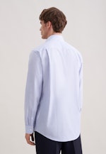 Regular Business Hemd Uni in Mittelblau |  Seidensticker Onlineshop