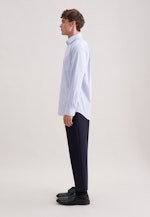 Regular Business Hemd Uni in Mittelblau |  Seidensticker Onlineshop