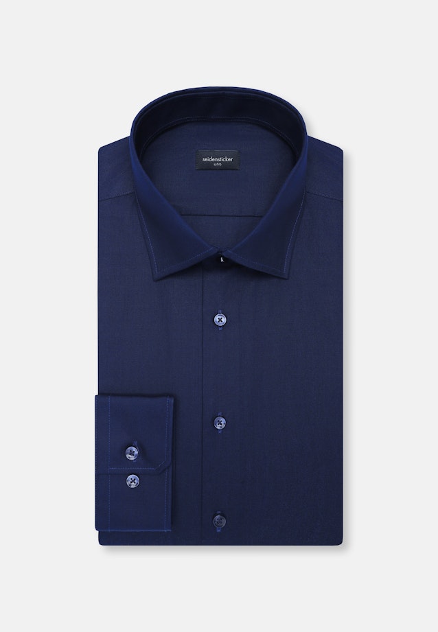 Slim Business Hemd Uni in Dunkelblau |  Seidensticker Onlineshop