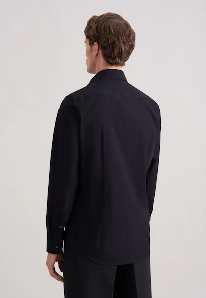 Slim Business Hemd Uni in Schwarz |  Seidensticker Onlineshop