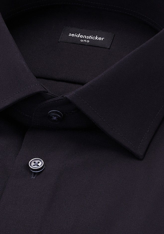 Slim Chemise d'affaires Uni dans Noir | Boutique en ligne Seidensticker