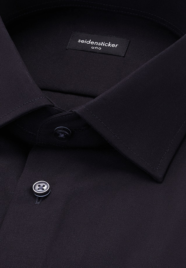 Slim Business Hemd Uni in Schwarz |  Seidensticker Onlineshop