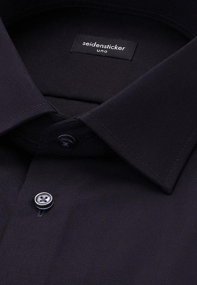Slim Business Hemd Uni in Schwarz | Seidensticker Onlineshop
