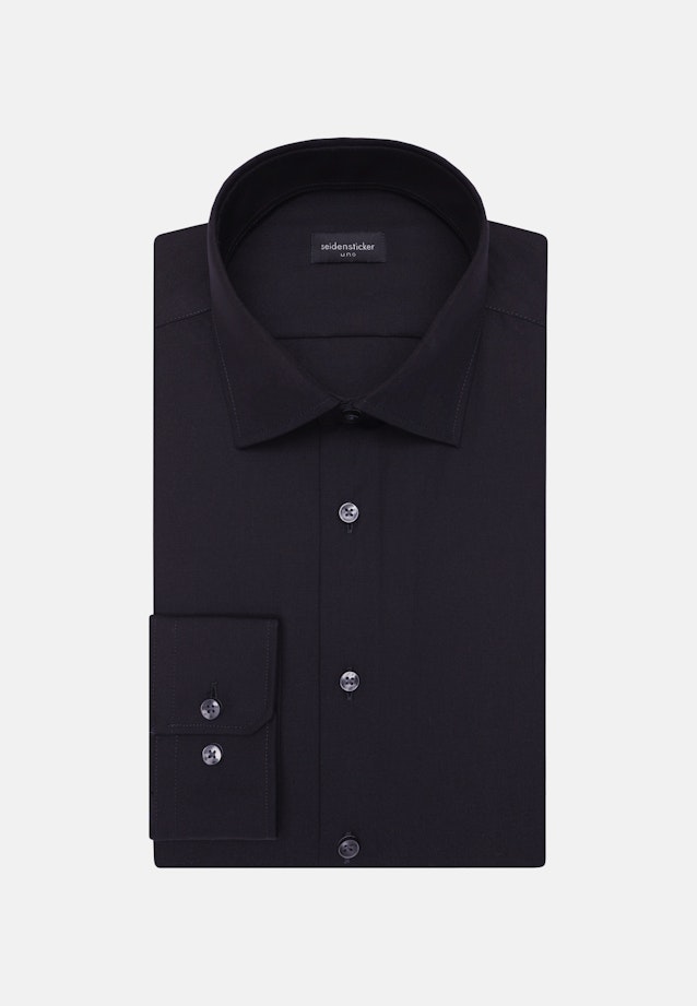 Slim Business Hemd Uni in Schwarz |  Seidensticker Onlineshop