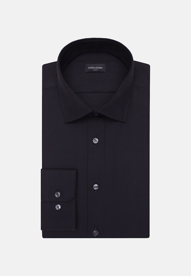 Slim Business Hemd Uni in Schwarz | Seidensticker Onlineshop