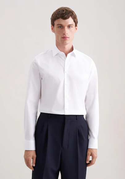 Slim Business Hemd Uni in Weiß | Seidensticker Onlineshop