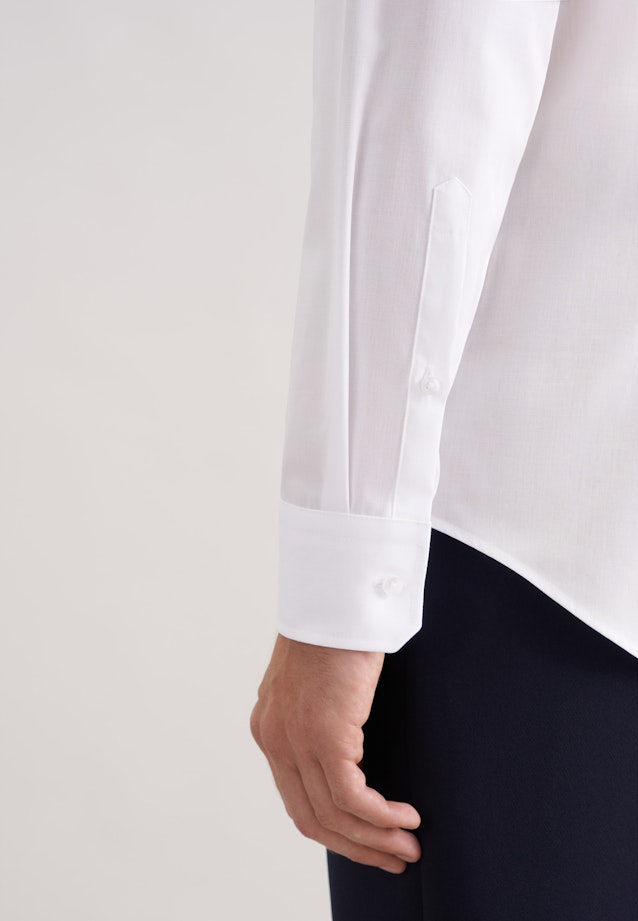 Slim Chemise d'affaires Uni in Blanc |  Seidensticker Onlineshop