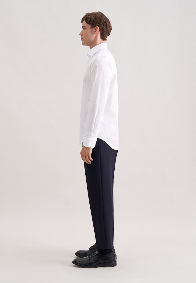 Slim Chemise d'affaires Uni in Blanc |  Seidensticker Onlineshop