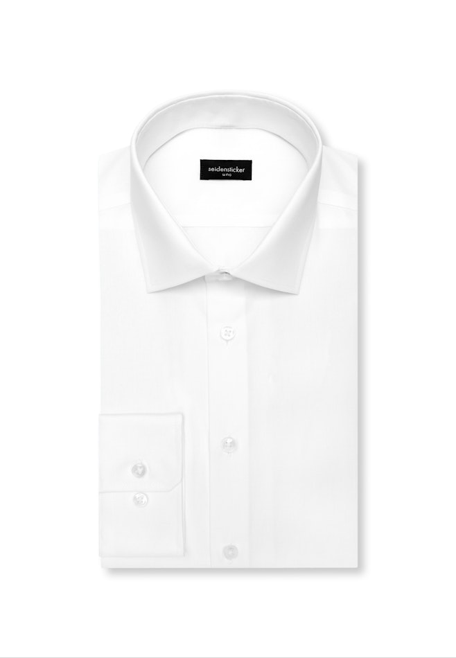 Slim Business shirt Uni in Weiß | Seidensticker online shop