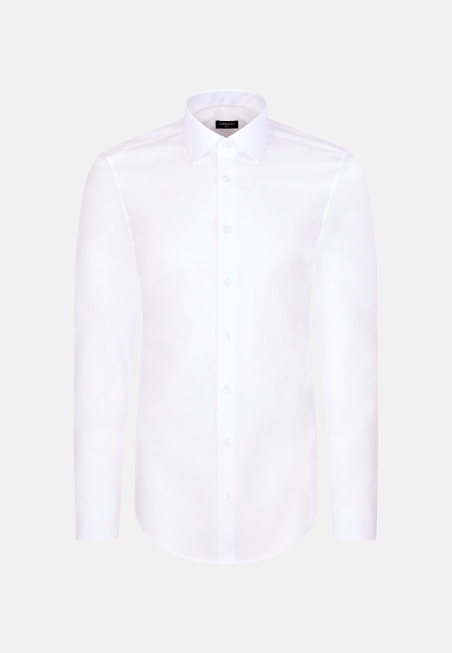 Slim Chemise d'affaires Uni in Blanc |  Seidensticker Onlineshop