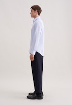 Slim Business Hemd Uni in Mittelblau |  Seidensticker Onlineshop