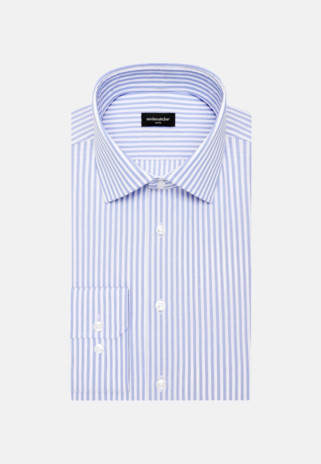 Slim Business Hemd Uni in Mittelblau |  Seidensticker Onlineshop