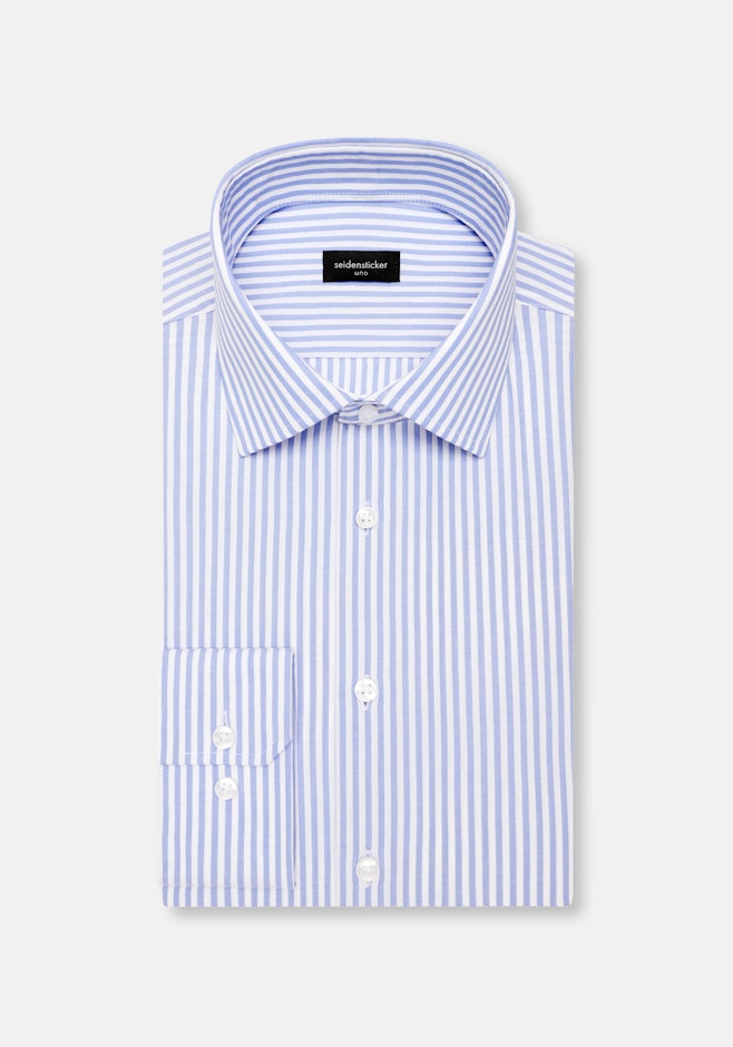 Slim Chemise d'affaires Uni dans Bleu Moyen | Boutique en ligne Seidensticker