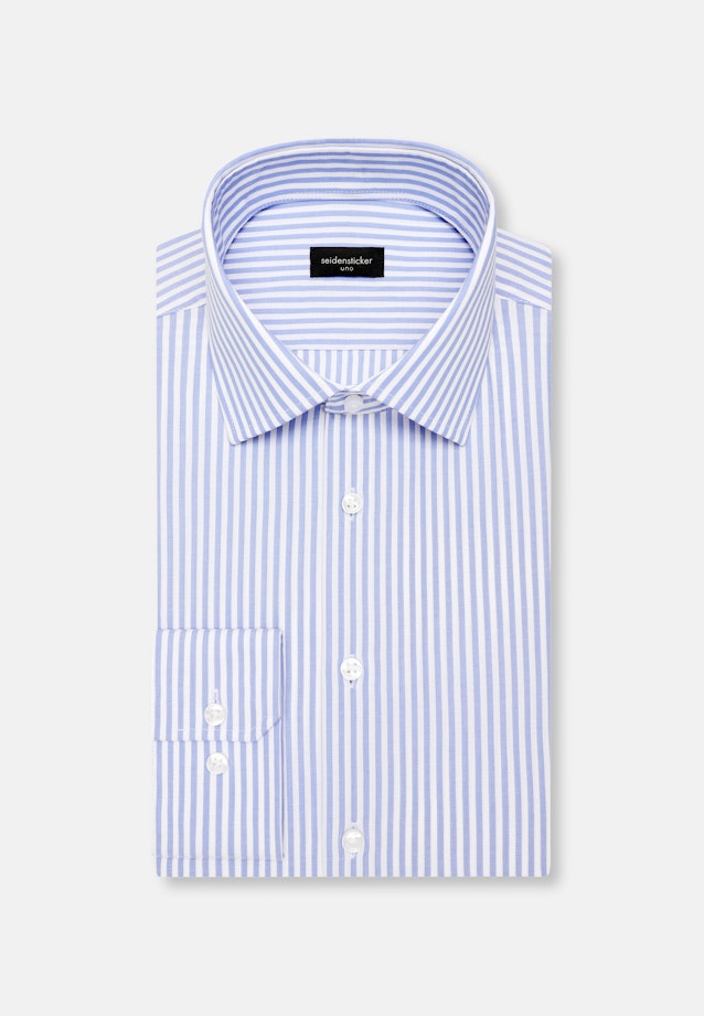 Slim Business Hemd Uni in Mittelblau |  Seidensticker Onlineshop
