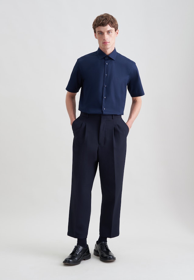 Regular Business Hemd Uni in Dunkelblau |  Seidensticker Onlineshop