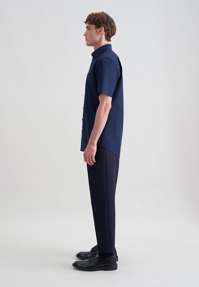 Regular Business shirt Uni in Dunkelblau |  Seidensticker Onlineshop