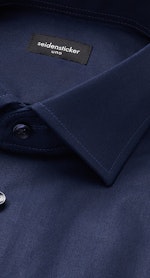 Regular Business Hemd Uni in Dunkelblau |  Seidensticker Onlineshop