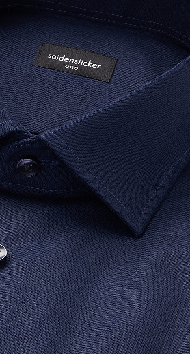 Regular Business shirt Uni in Dunkelblau | Seidensticker online shop