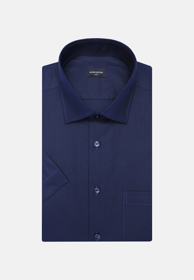 Regular Business shirt Uni in Dunkelblau |  Seidensticker Onlineshop