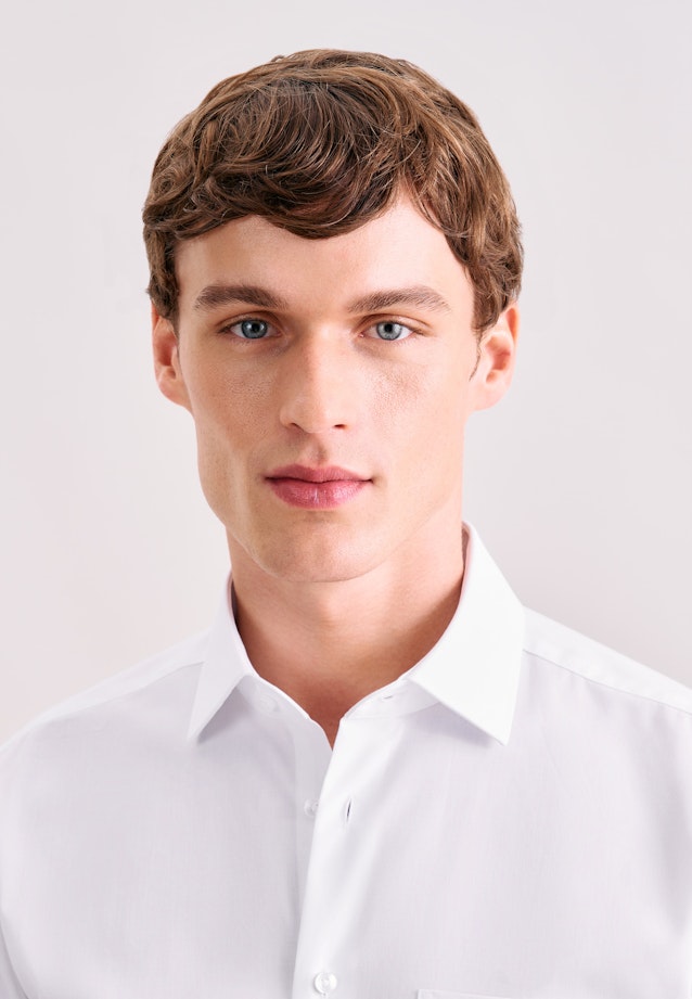 Regular Business Hemd Uni in Weiß |  Seidensticker Onlineshop