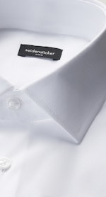 Regular Business Hemd Uni in Weiß |  Seidensticker Onlineshop