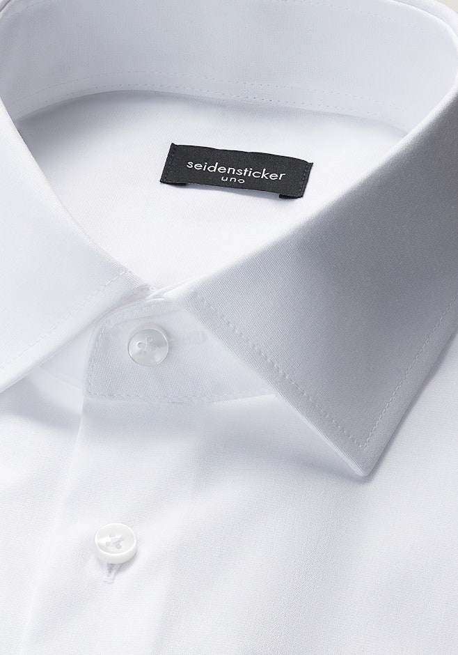 Regular Chemise d'affaires Uni dans Blanc | Boutique en ligne Seidensticker