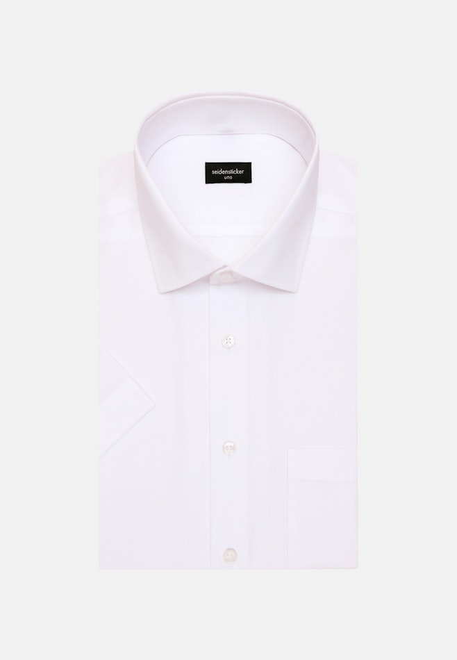 Regular Chemise d'affaires Uni dans Blanc | Boutique en ligne Seidensticker
