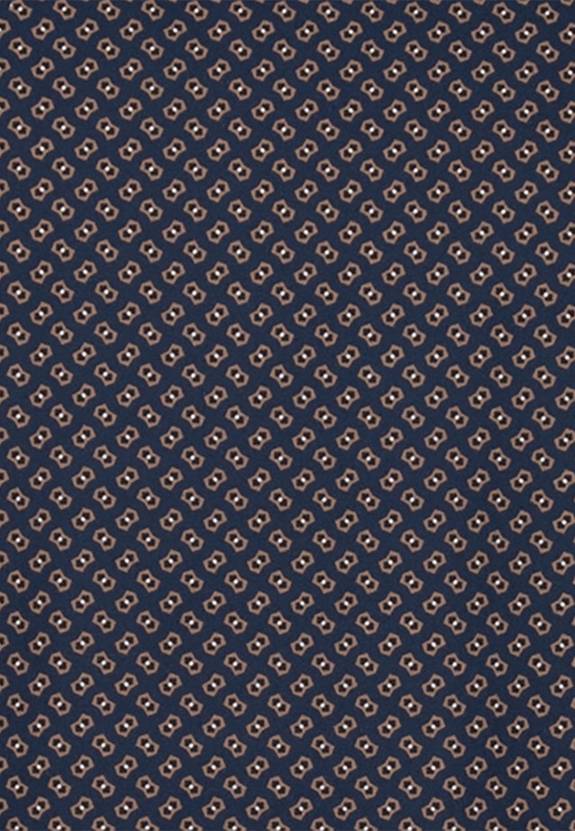 Regular Business Hemd Druck in Dunkelblau |  Seidensticker Onlineshop