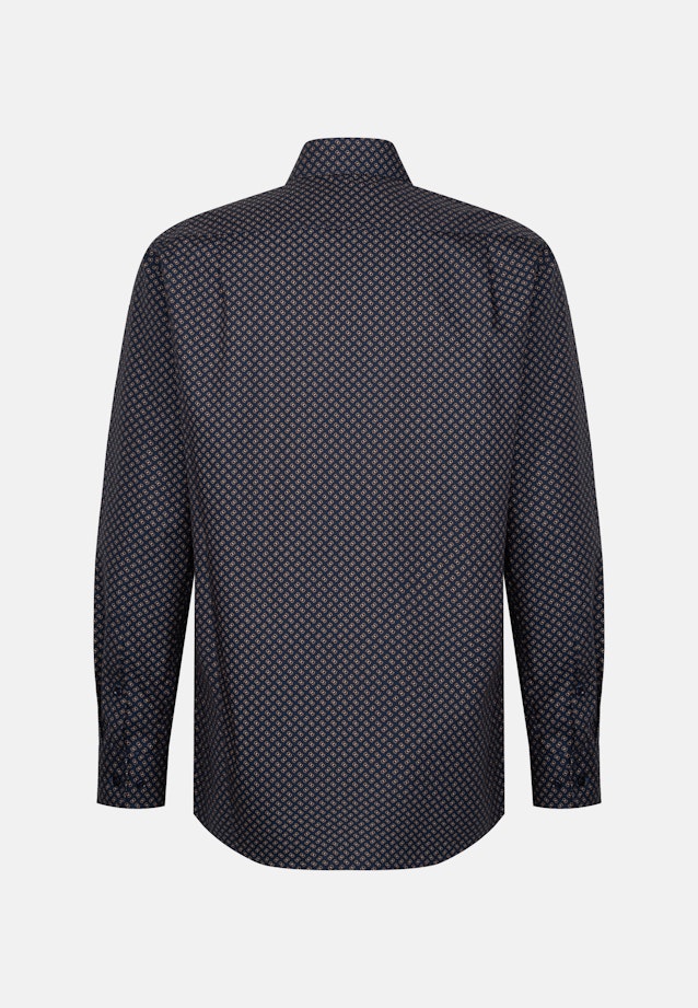 Regular Chemise d'affaires Imprimé in Bleu Foncé |  Seidensticker Onlineshop