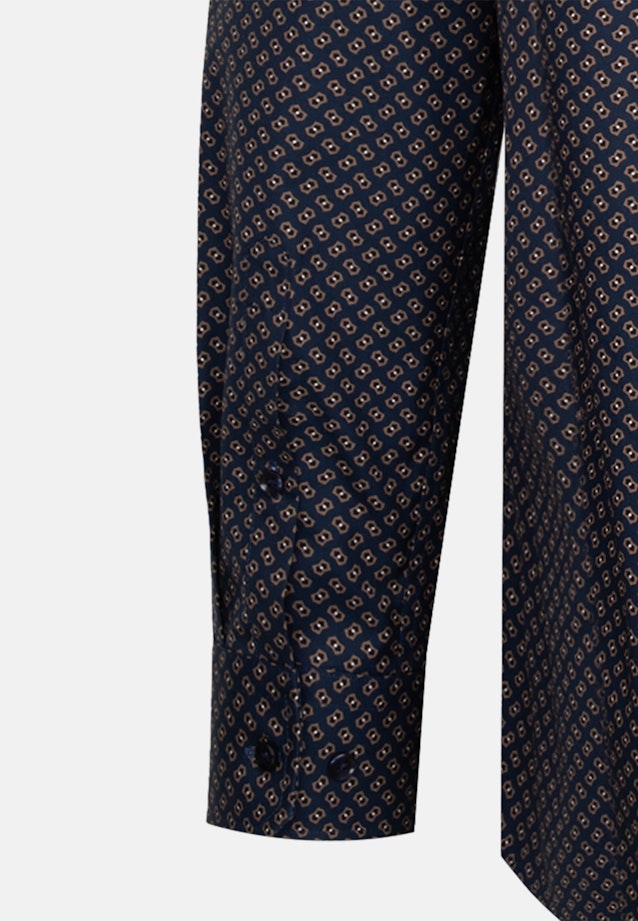 Regular Chemise d'affaires Imprimé in Bleu Foncé |  Seidensticker Onlineshop