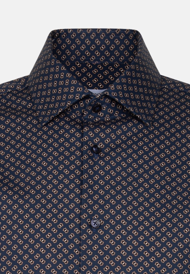 Regular Chemise d'affaires Imprimé in Bleu Foncé |  Seidensticker Onlineshop