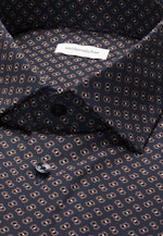 Regular Chemise d'affaires Imprimé in Bleu Foncé |  Seidensticker Onlineshop