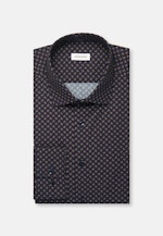 Regular Chemise d'affaires Imprimé in Bleu Foncé |  Seidensticker Onlineshop