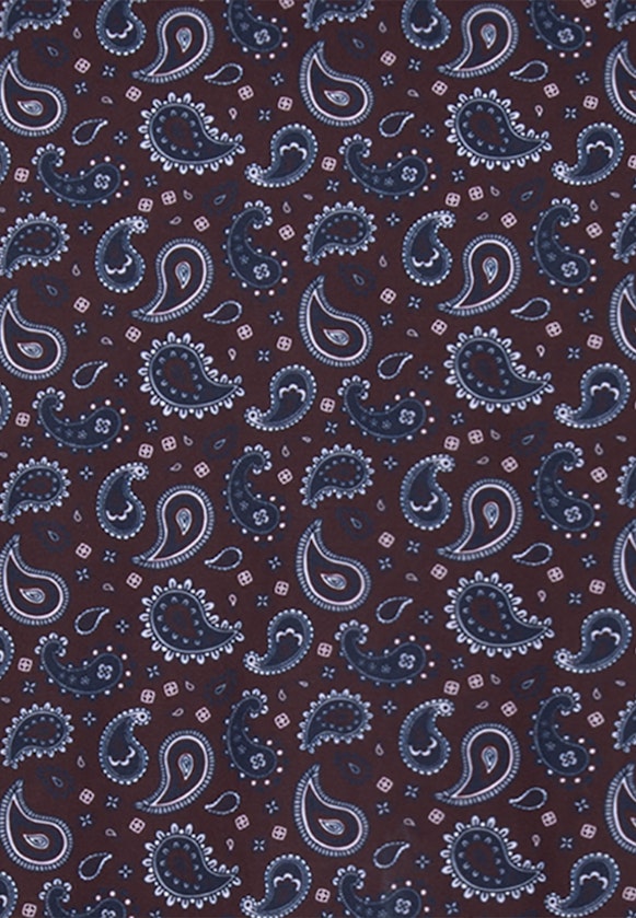 Regular Business Hemd Druck in Braun |  Seidensticker Onlineshop