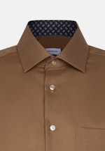 Regular Business Hemd Uni in Braun |  Seidensticker Onlineshop